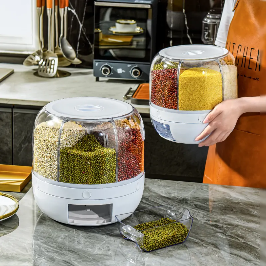 Rotating food dispenser  25.5x25.5x26CM
