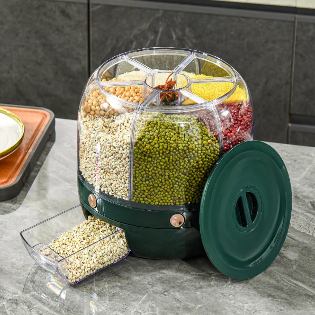 Rotating food dispenser  25.5x25.5x26CM