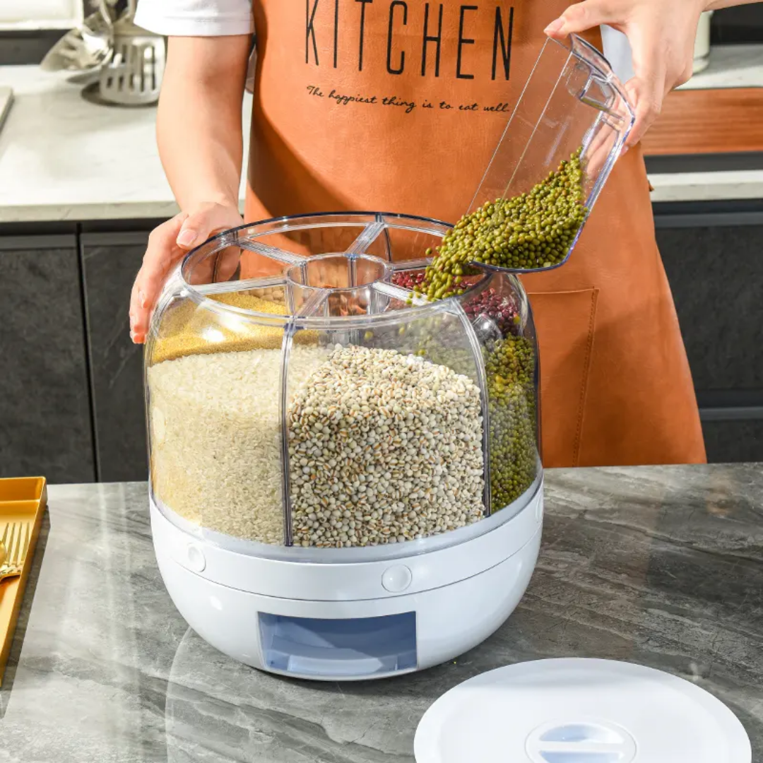 Rotating food dispenser  25.5x25.5x26CM