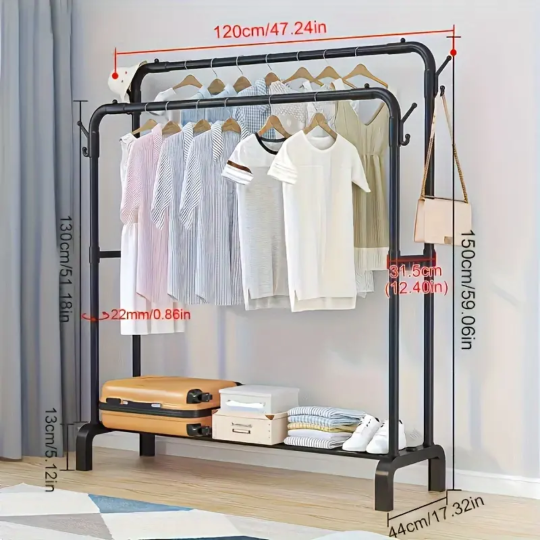 CLOTHES RACK   150×96×45cm  35 kg