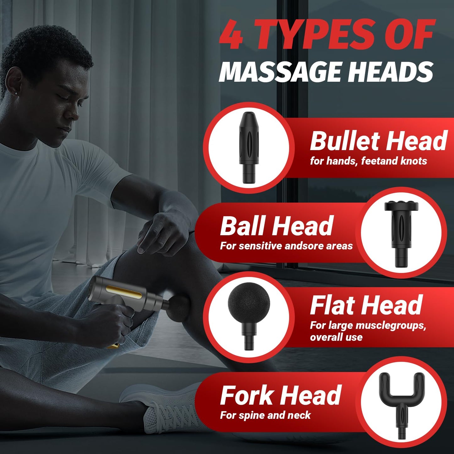 Brantefa Massage Gun, Small Travel Massage Gun, Massage Gun Deep Tissue,Percussion Handheld Portable Muscle Massager Tool for Full Body Pain Relief, Ideal Gifts for Men, Women(Green)